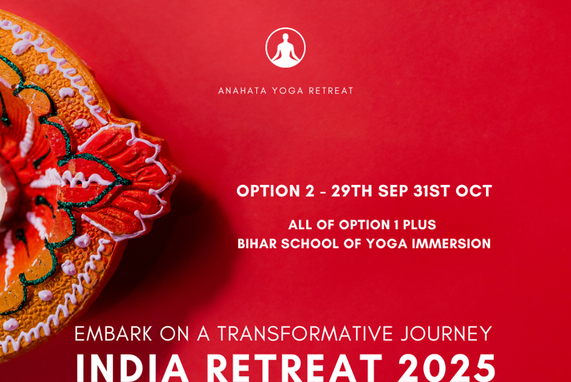 Embark on a Transformative Journey to India with Swami Karma Karuna  OPTION 2: Includes all aspects of Option 1 PLUS Bihar School of Yoga Immersion. Join us at the esteemed Bihar School of Yoga under the guidance of Swami Niranjananda for an enriching journey where tradition meets transformation